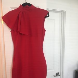 Ruffled One Shoulder dress